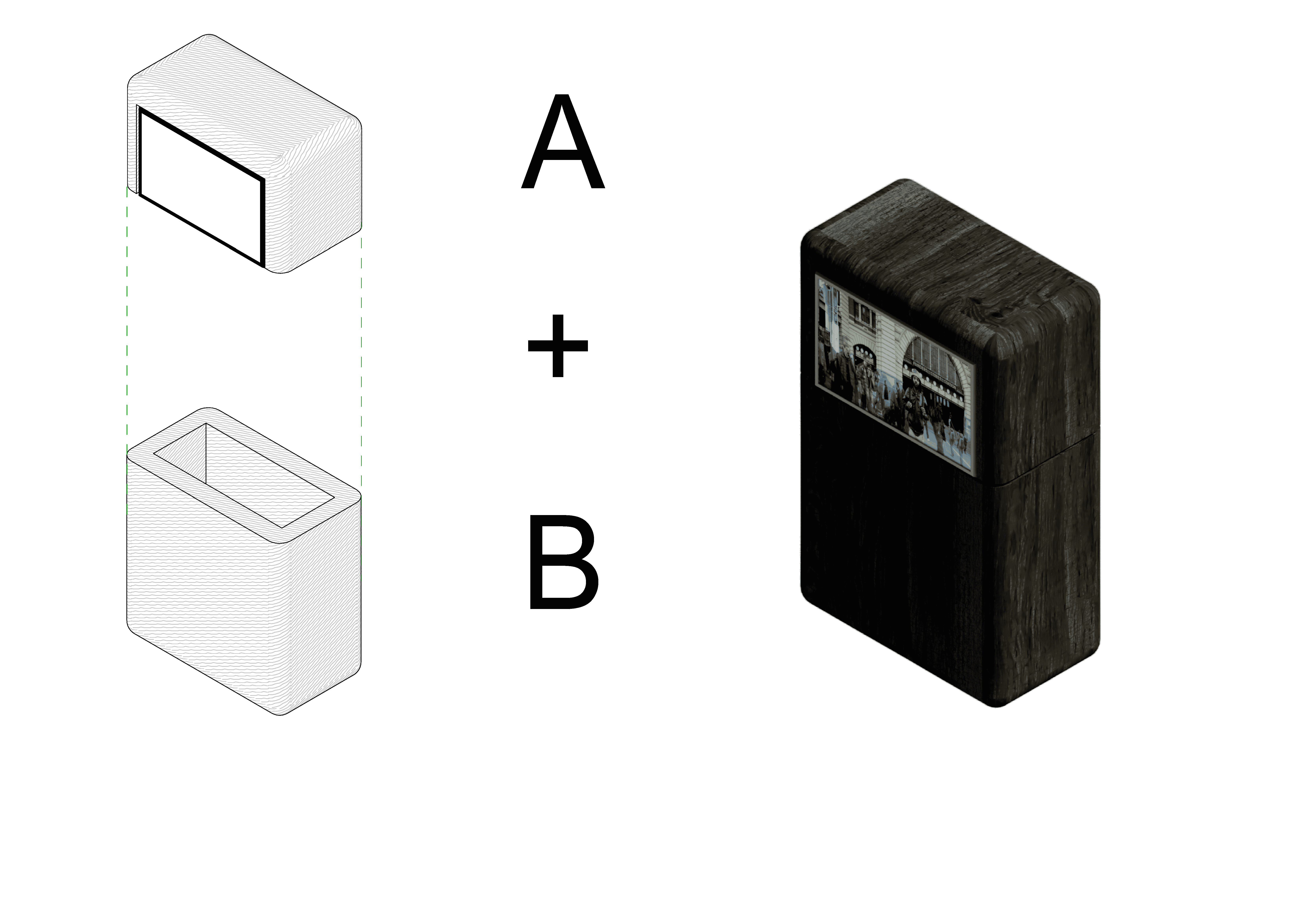Exploded View Bat Box Large box exploded – Dhliwayo Architecture